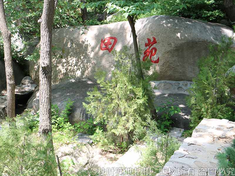 水泉沟纪念林自然石艺术墓